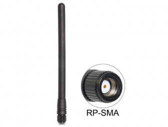 DeLock ZigBee 868 MHz Antenna RP-SMA 2 dBi omnidirectional fixed