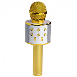 Denver KMS-20GMK2 Bluetooth Karaoke Microphone Speaker Gold