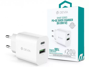 Devia ST385247 20W Wall Charger White