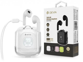 Devia ST399299 TWS-M6 Bluetooth Headset White
