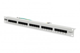 Digitus CAT 3 ISDN Patch Panel, unshielded, 25-port