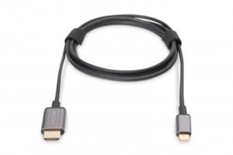 Digitus 4K HDMI Adapter / Converter Cable, USB-C to HDMI 2m Black