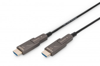 Digitus AK-330127-300-S 4K - HDMI AOC Hybrid Fiber Optic Cable with removable plug