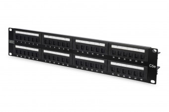 Digitus CAT 5e Patch Panel, unshielded, 48-port RJ45