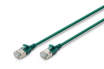 Digitus CAT6A F-FTP Patch Cable 0,5m Green