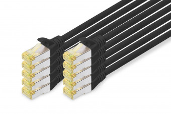 Digitus CAT6A S-FTP Patch Cable 1m Black 10db