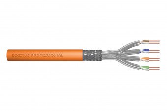 Digitus CAT7 S-FTP Installation cable 50m Orange