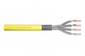 Digitus CAT7A S-FTP Installation cable 1000m Yellow