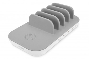 Digitus DA-10083 Charging station with 6 charging spots 58W Grey