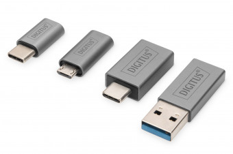 Digitus DB-300510-000-G USB Adapter Set 4-piece