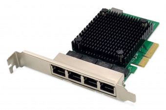 Digitus DN-10136 4-port 2.5 Gigabit Ethernet network card