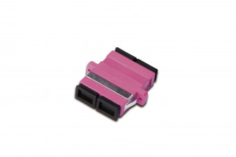 Digitus FO coupler, duplex, SC to SC, MM OM4, color violet