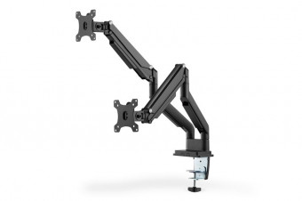 Digitus Universal Dual Monitor Mount with Gas Spring and Clamp Mount