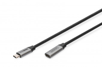 Digitus USB-3.0 Gen.1 USB Type-C extension cable M/F 1m Black