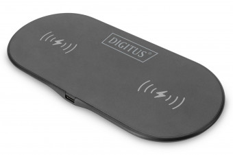 Digitus Wireless Charging Pad Duo 15W Black