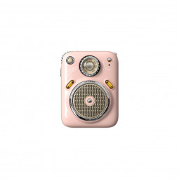 Divoom Beetles-FM Bluetooth Speaker Pink