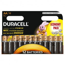 Duracell AA Alkáli Elem 12db/csomag