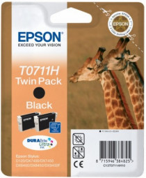 Epson T0711H Twin Pack Black