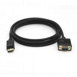 EQuip DisplayPort to VGA cable 2m Black