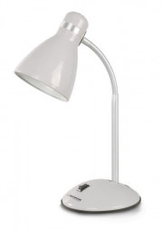 Esperanza Alkes E27 Desk Lamp White