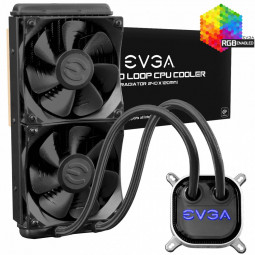 EVGA CLC 240mm All-In-One RGB LED CPU Liquid Cooler