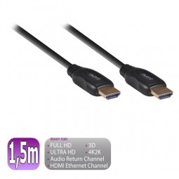 Ewent HDMI-HDMI kábel 1,5m Black