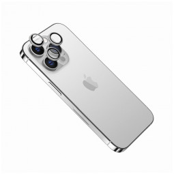 FIXED Camera Glass for Apple iPhone 15 Pro/15 Pro Max, silver
