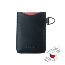 FIXED Leather case for Cards cards, black