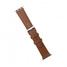 FIXED Leather Strap for Apple Watch 42/44/45 mm Brown