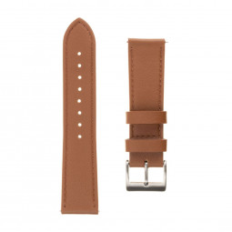 FIXED Leather Strap for Smartwatch 20mm wide, brown