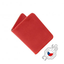 FIXED Leather Wallet XL, red