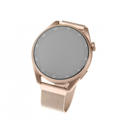 FIXED Mesh Strap for Smartwatch, Quick Release 18mm, rose gold