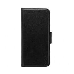 FIXED Opus book case for Motorola Edge S, black