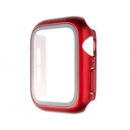 FIXED Pure + Tempered Glass for Apple Watch 44mm, red