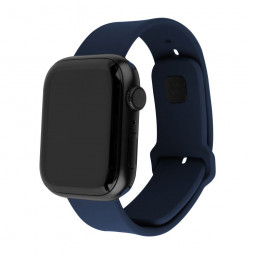 FIXED Silicone Sporty Strap Set for Apple Watch 38/40/41mm Blue