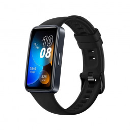 FIXED Silicone Strap for Huawei Band 8, black