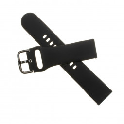 FIXED Silicone Strap for Smartwatch 22mm wide Black