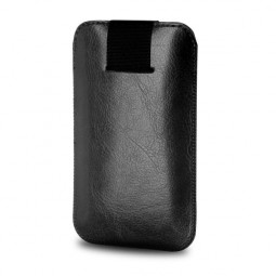 FIXED Soft Slim case with closure, PU leather, size L, black
