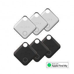 FIXED Tag with Find My support Six Pack 3x Black + 3x White