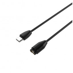 FIXED USB-C Charging Cable for Garmin Fenix 5/6/7/7X, Epix, Venu 2/3, Vívoactive 3/4/5 Black