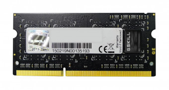 G.SKILL 4GB DDR3 1600MHz SODIMM Standard