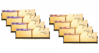 G.SKILL 64GB DDR4 3600MHz Kit(8x8GB) Trident Z Royal Gold