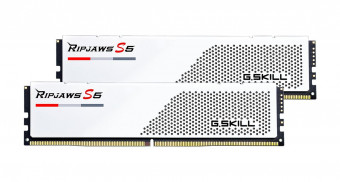 G.SKILL 64GB DDR5 6000MHz Kit(2x32GB) Ripjaws S5 White
