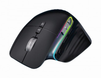 Gembird 9-Button Rechargeable Wireless RGB Gaming Mouse Black