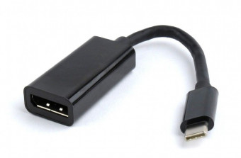 Gembird A-CM-DPF-01 USB-C to DisplayPort adapter Black