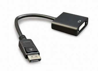 Gembird A-DPM-DVIF-002 DisplayPort to DVI adapter cable Black