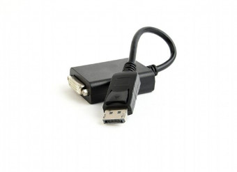 Gembird A-DPM-DVIF-03 DisplayPort to Dual-Link DVI-I (24+5) Adapter Cable Black