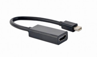 Gembird A-mDPM-HDMIF-02 miniDisplayPort to HDMI adapter cable Black
