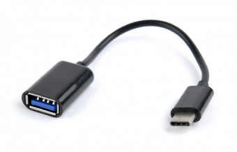Gembird A-OTG-CMAF2-01 USB2.0 OTG Type-C adapter cable Black