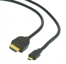 Gembird CC-HDMID-6 microHDMI to HDMI 2.0 cable 1,8m Black